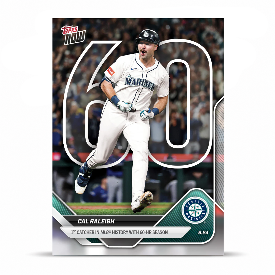 Cal Raleigh - 2025 MLB Topps NOW® - Card 765 - PR: 22180