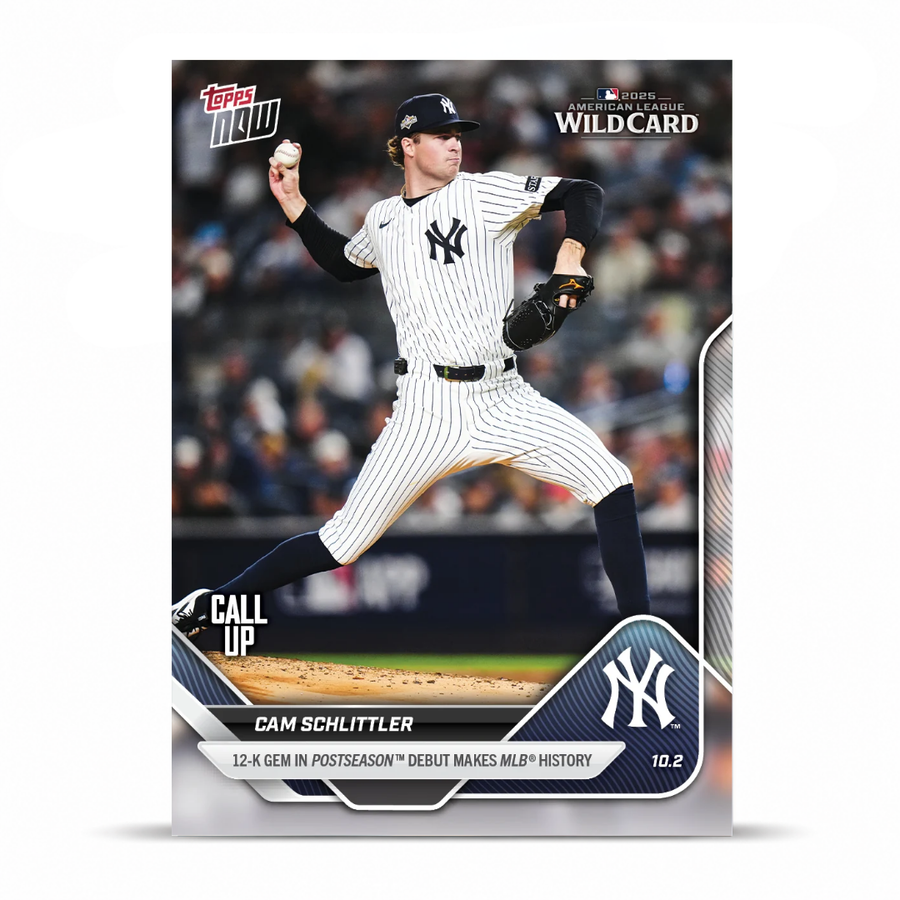 Cam Schlittler - 2025 MLB Topps NOW® - Card 817 - PR: 18809