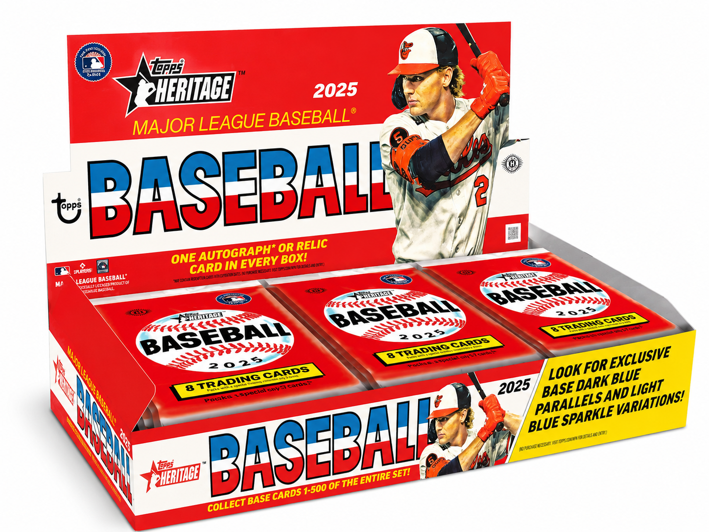 2025 Topps Heritage Baseball - Hobby Box
