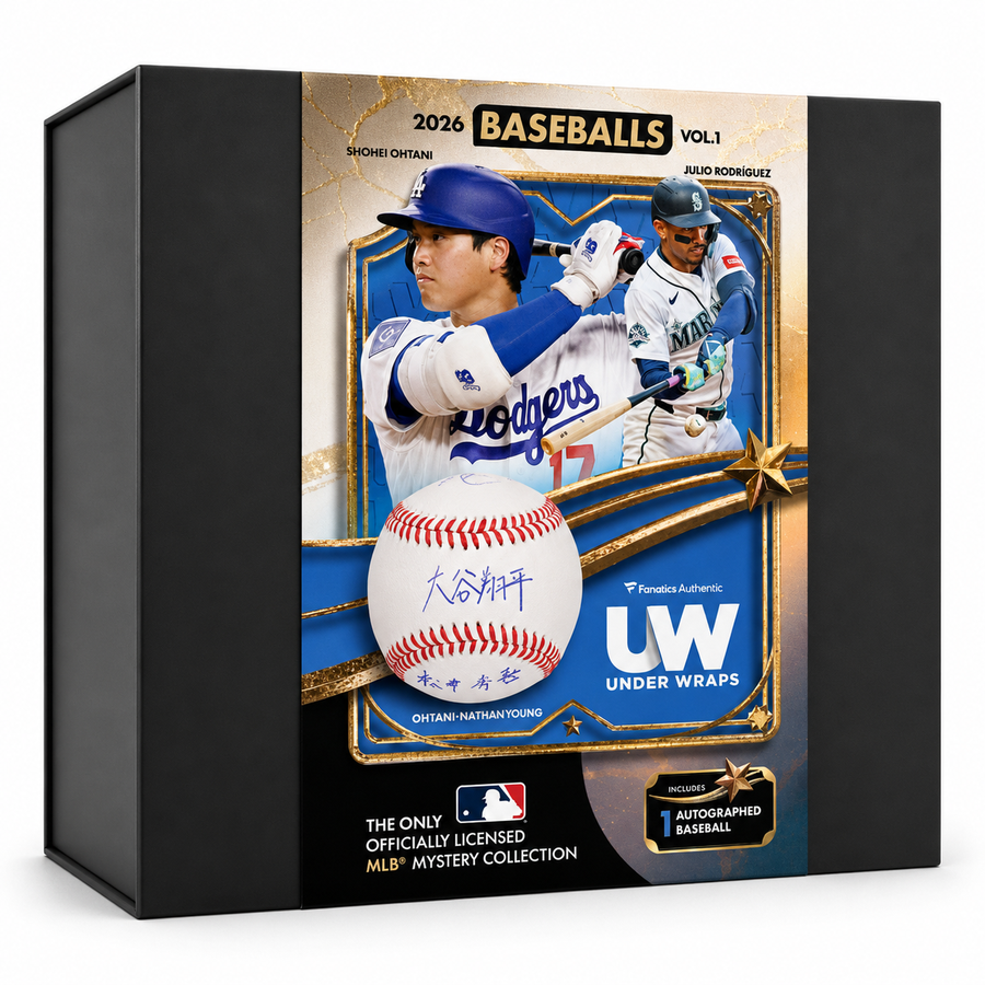 2026 Caja de pelotas de béisbol autografiadas de la MLB Under Wraps vol. 1