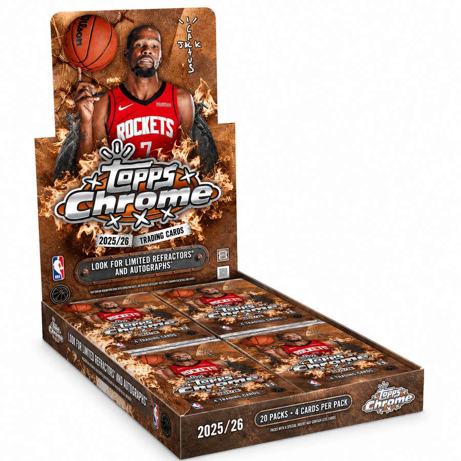 2025-26 Topps NBA Chrome Cactus Jack Basketball - Hobby Box