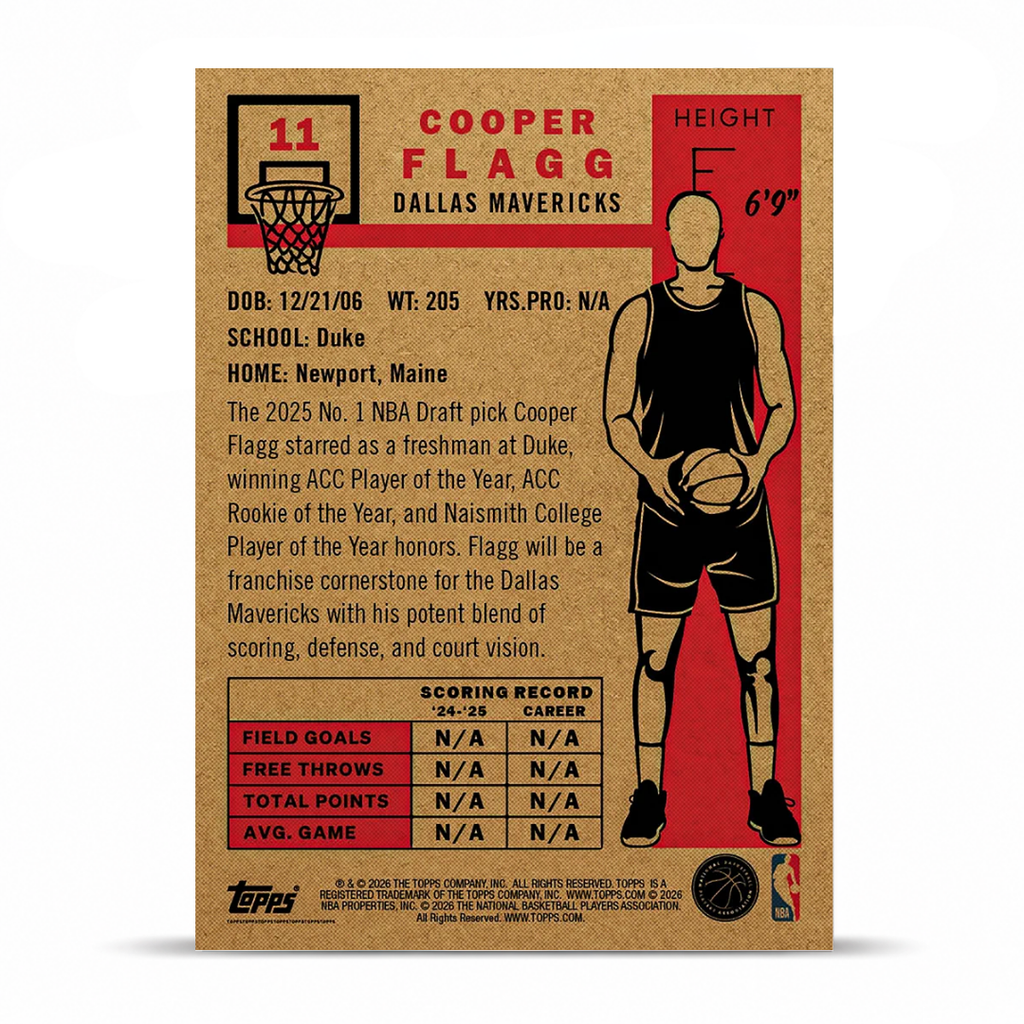 Cooper Flagg - 2025-26 NBA Living Set® - Card 11