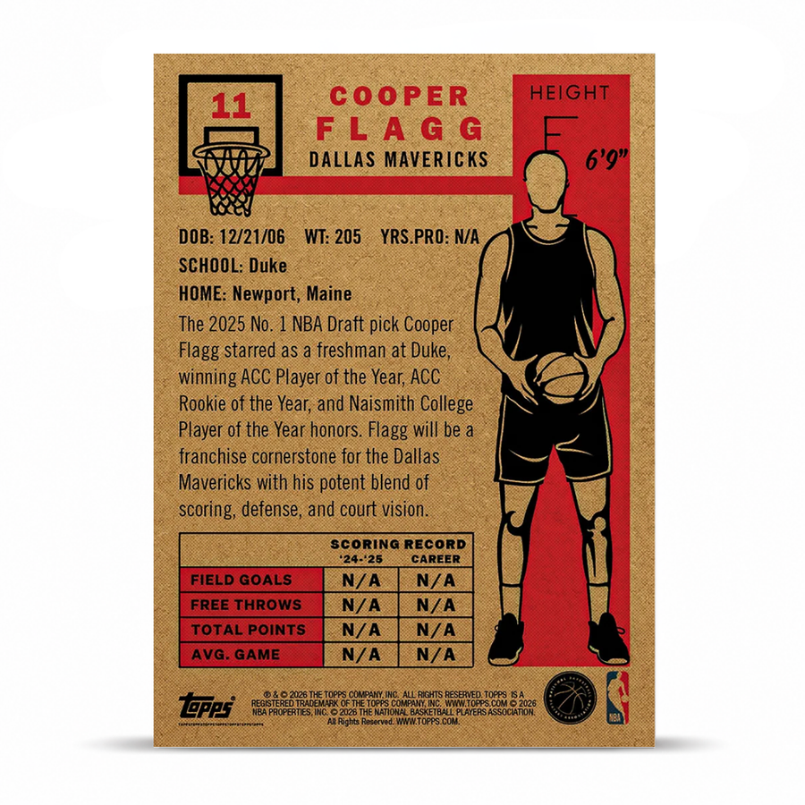 Cooper Flagg - 2025-26 NBA Living Set® - Card 11