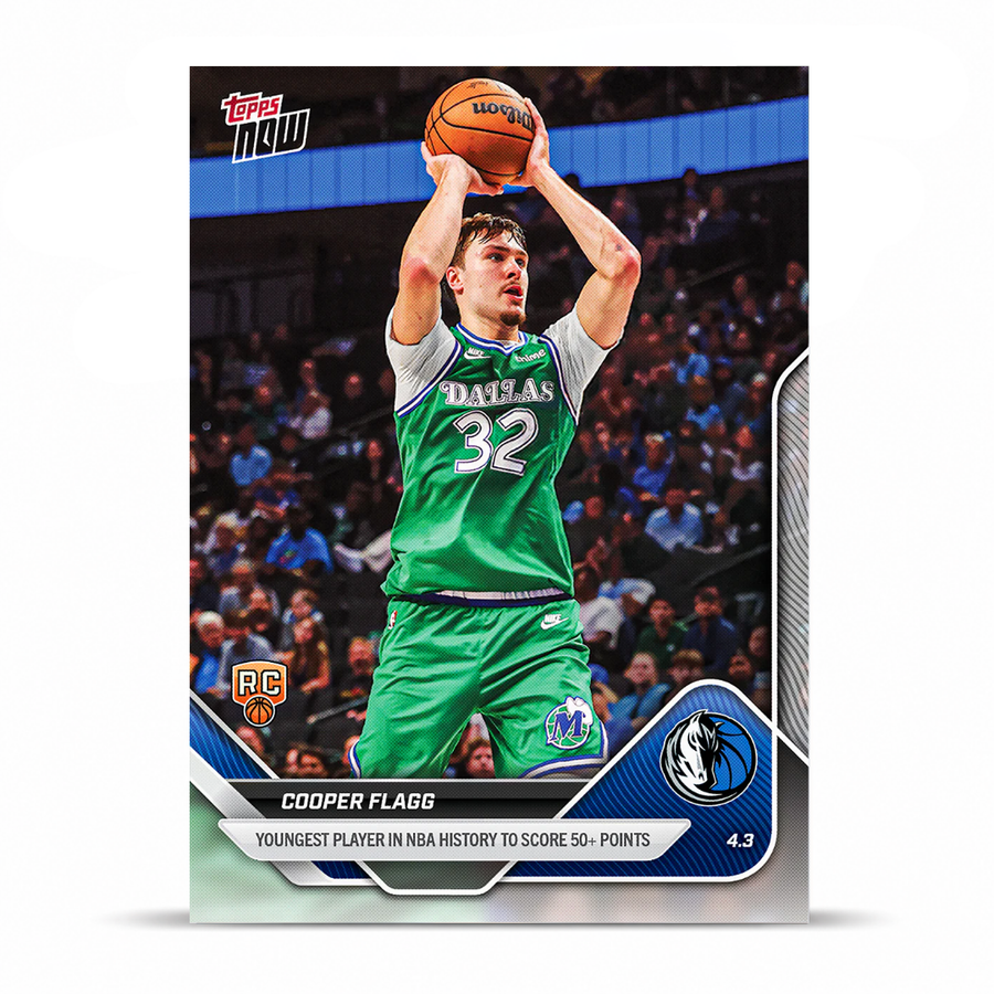 Cooper Flagg - 2025-26 NBA Topps NOW® - Card 241 - PR: 99025