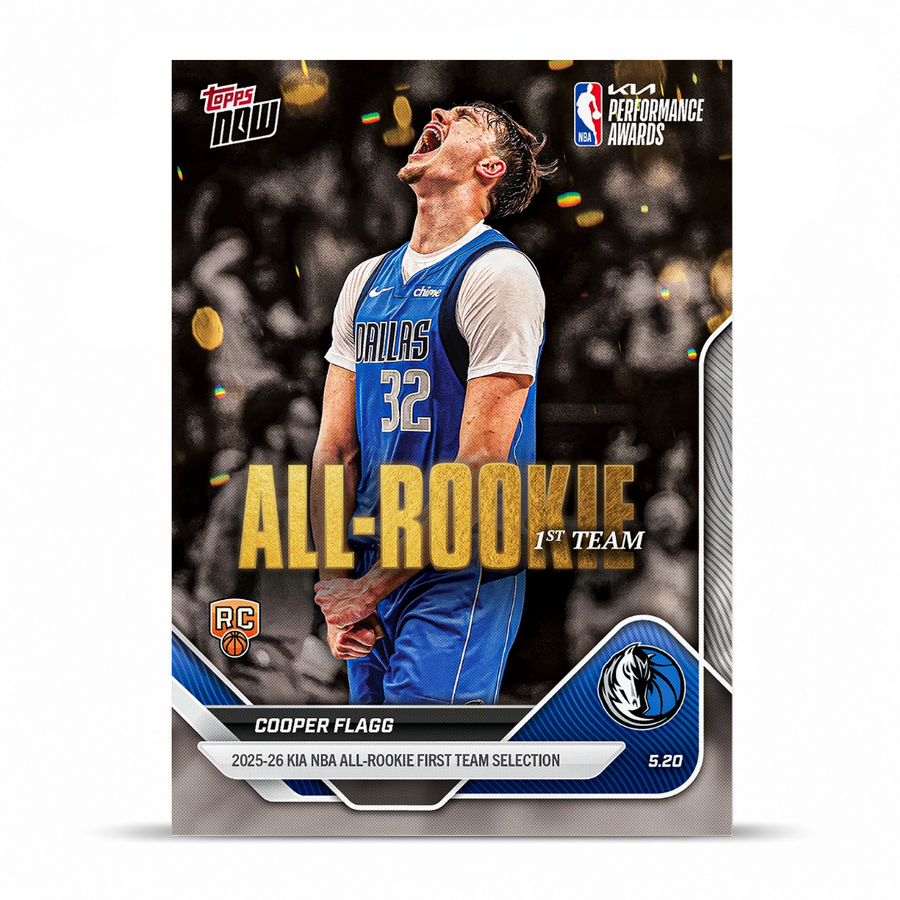Cooper Flagg - NBA Topps NOW® 2025-26 - Tarjeta AR01 - PR: 40388