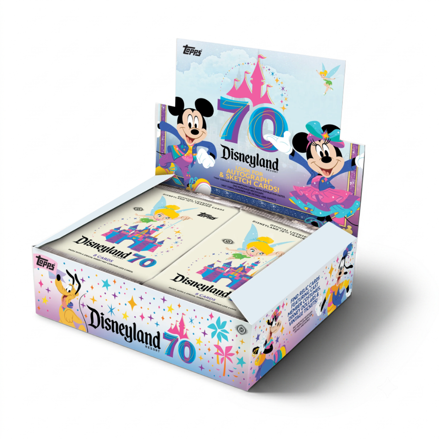 Caja de coleccionista del 70.º aniversario de Disneyland de Topps 2025