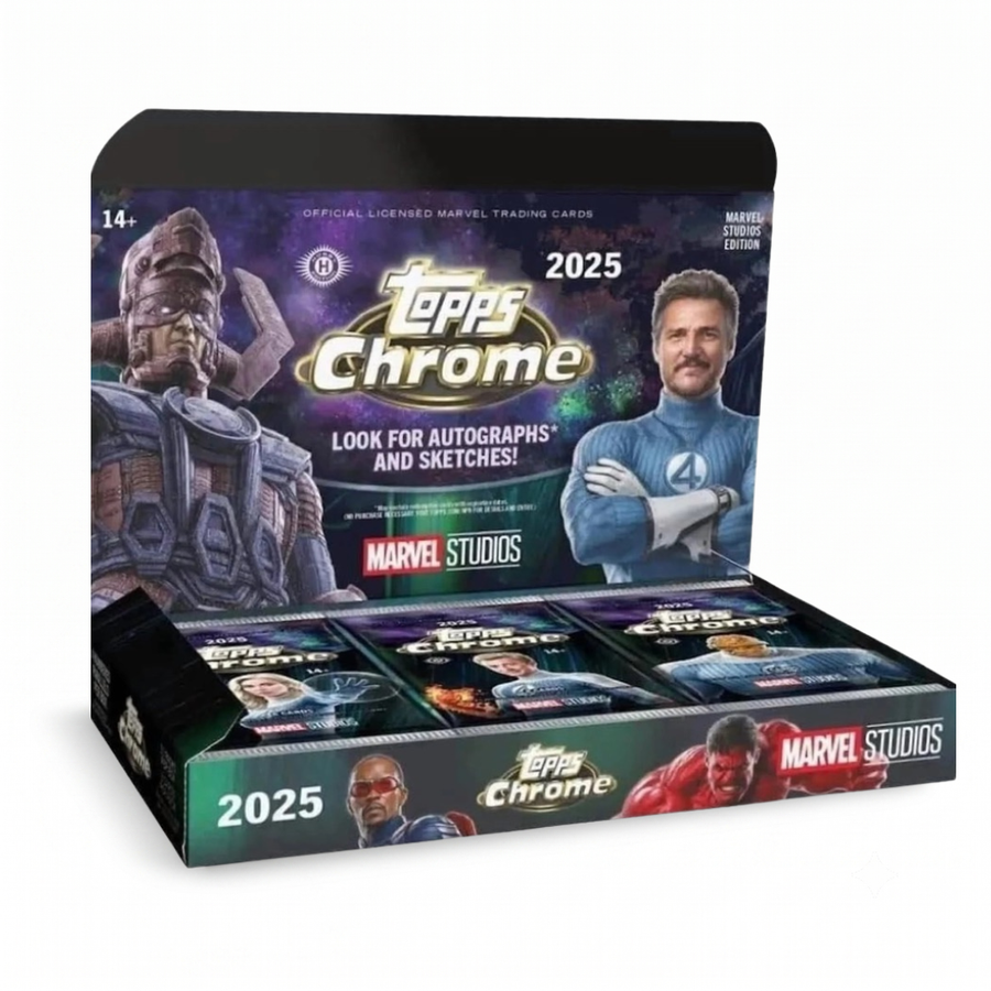 2025 Topps Chrome® Marvel Studios - Hobby Box