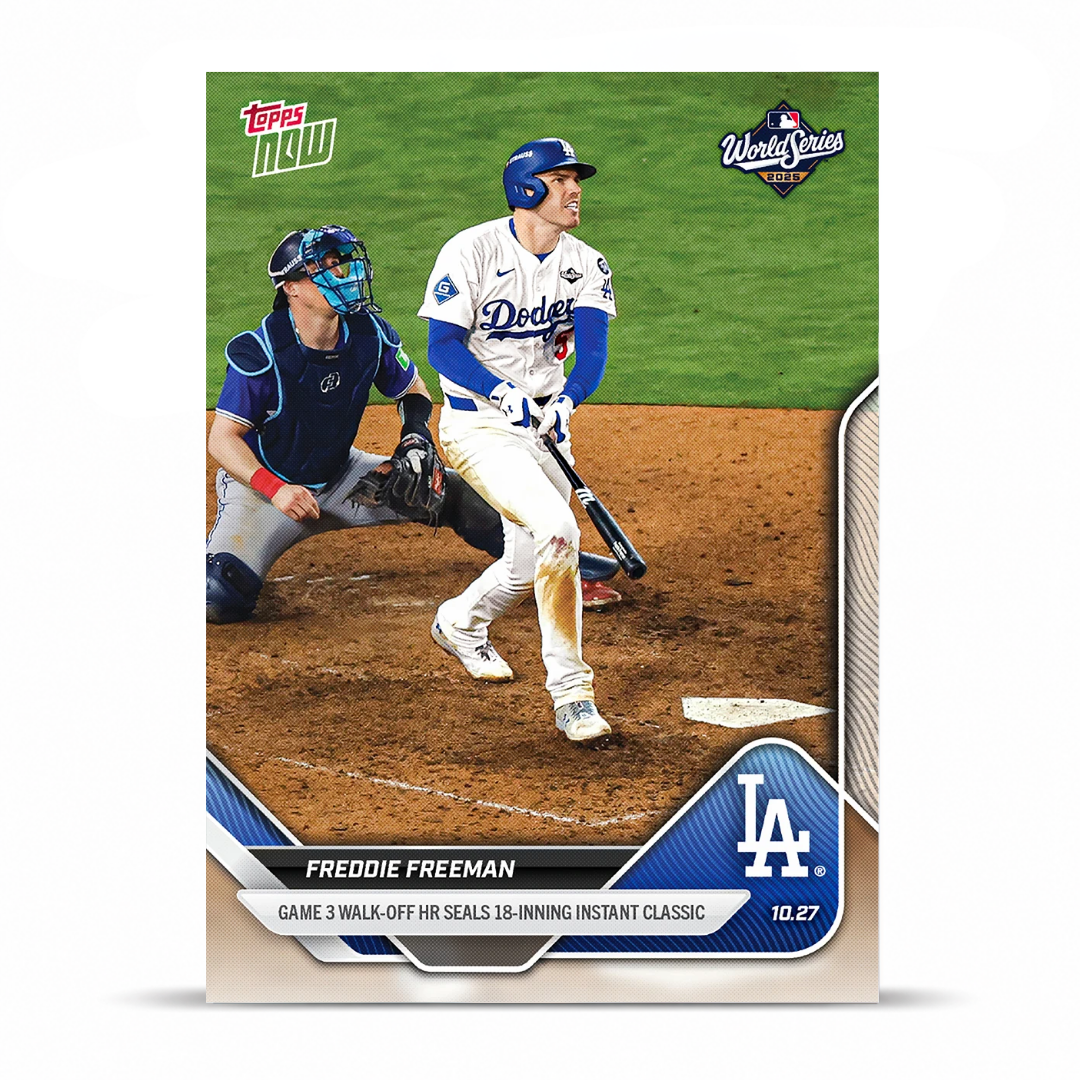 Freddie Freeman - 2025 MLB Topps NOW® - Card 908 - PR: 28156