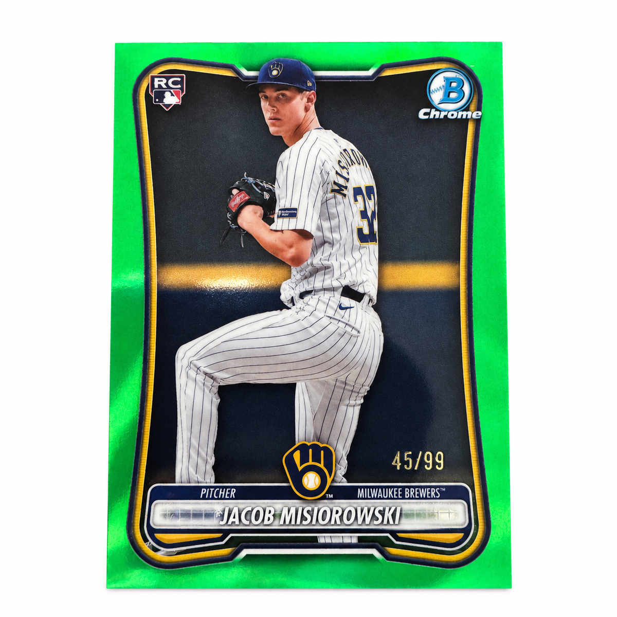 2026 Jacob Misiorowski Bowman Chrome Baseball True Green