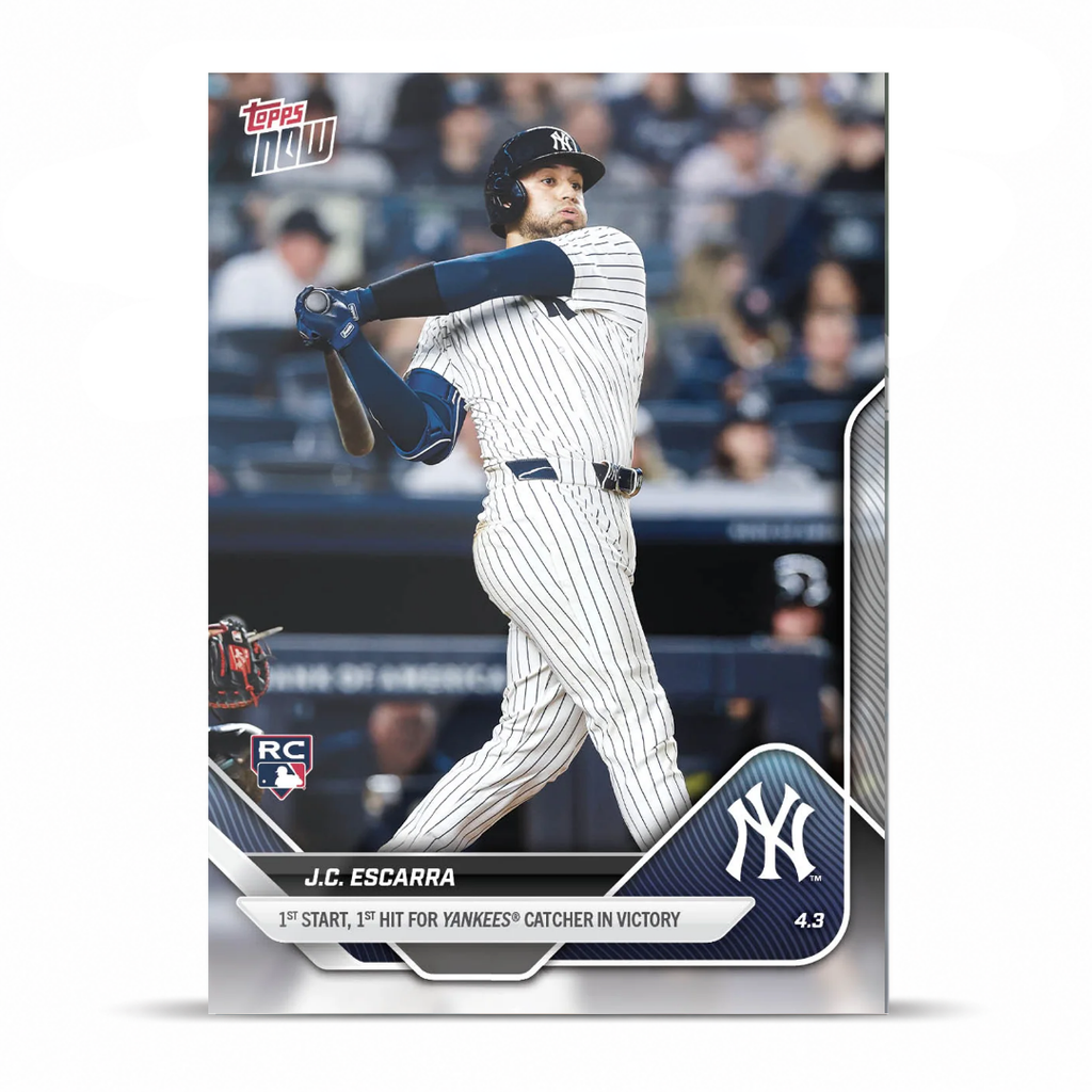 J.C. Escarra - 2025 MLB Topps NOW® - Card 38 - PR: 1501