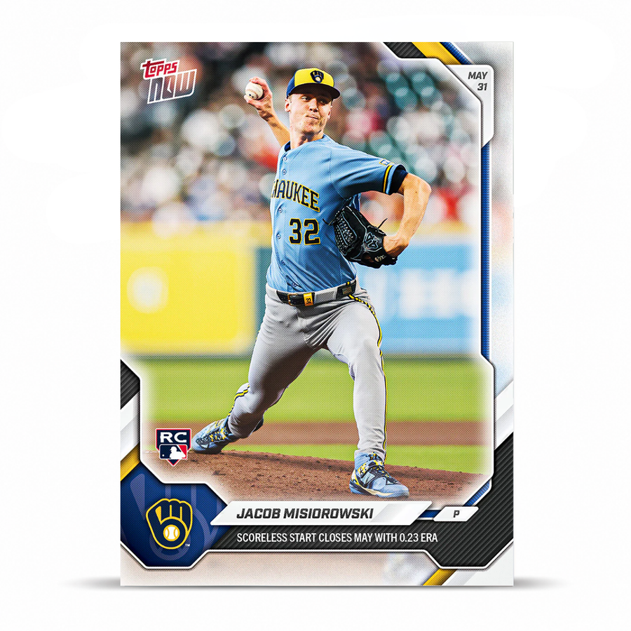 Jacob Misiorowski - 2026 MLB Topps NOW® - Tarjeta 272 - PR: 3759