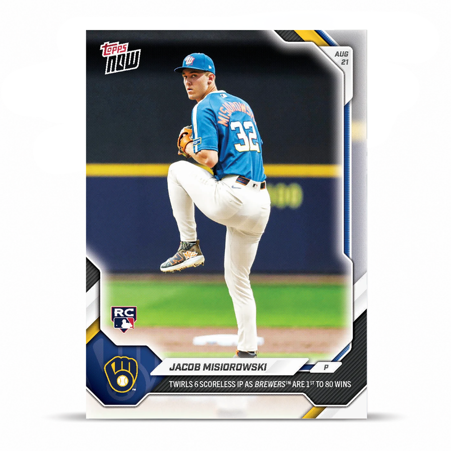 Jacob Misiorowski - 2026 MLB Topps NOW® - Tarjeta 578