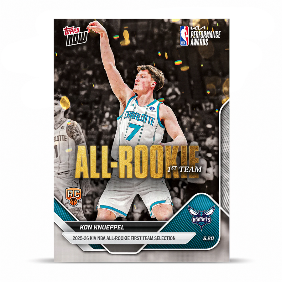 Kon Knueppel - 2025-26 NBA Topps NOW® - Tarjeta AR02 - PR: 13934