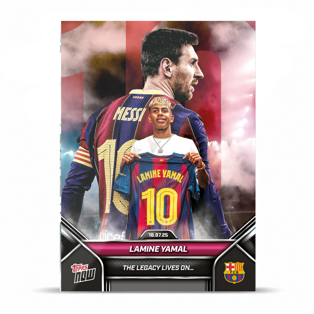 Lamine Yamal - 2025 FC Barcelona Topps NOW® - Card 2 - PR: 76476