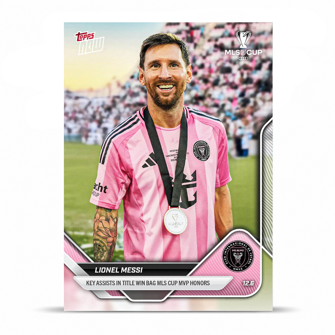 Lionel Messi - 2025 MLS Topps NOW® - Card 144 - PR: 9015