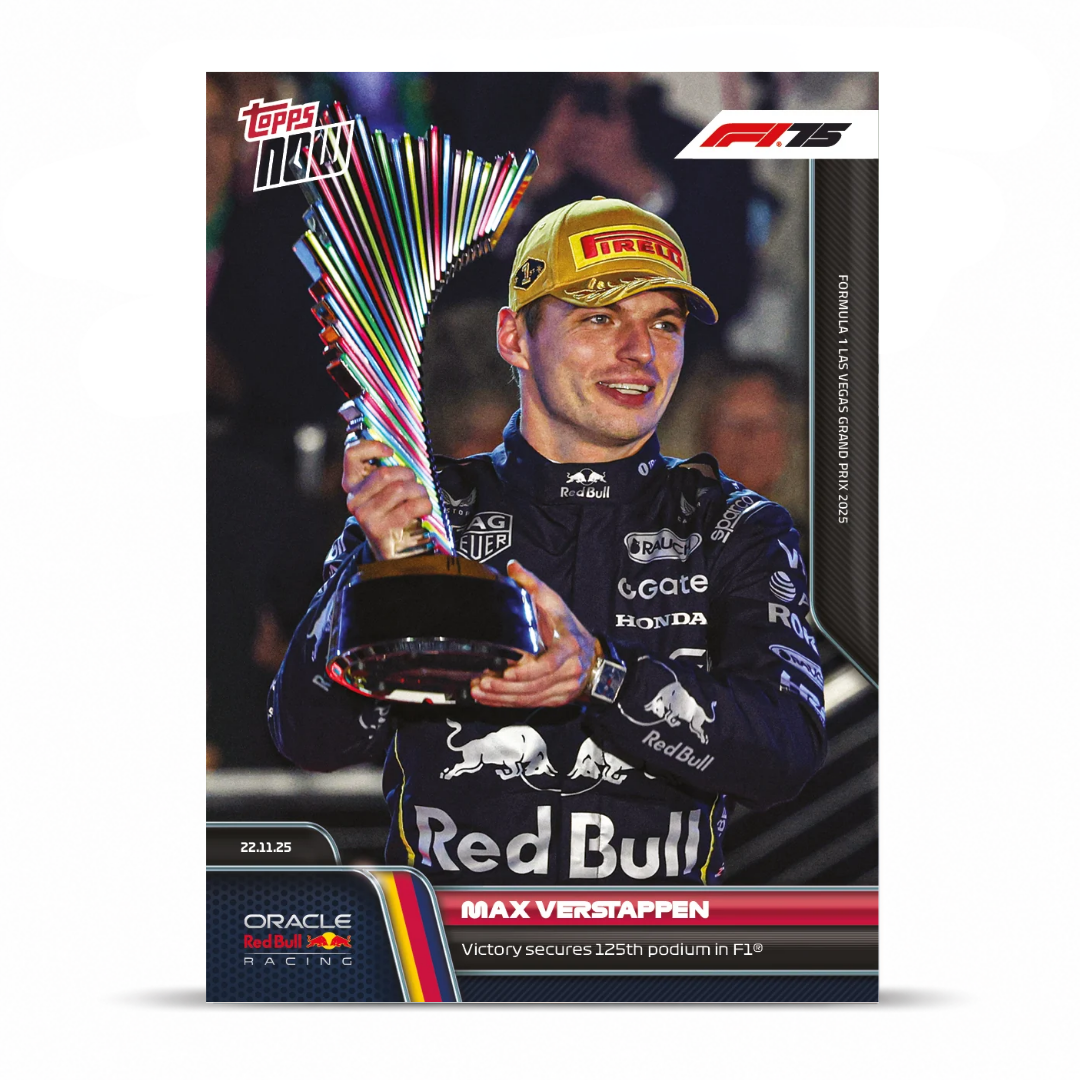 Max Verstappen - 2025 Formula 1® Topps NOW® - Card 79 - PR: 4125