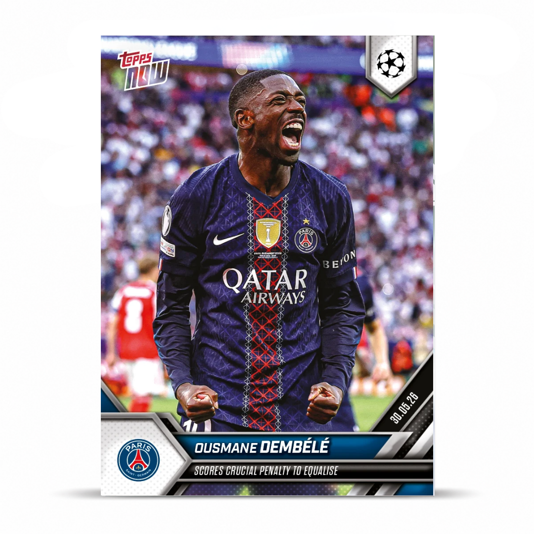 Ousmane Dembélé - 2025-26 UCL Topps NOW® - Card 140 - PR: 3425