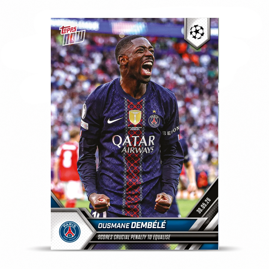 Ousmane Dembélé - 2025-26 UCL Topps NOW® - Card 140 - PR: 3425