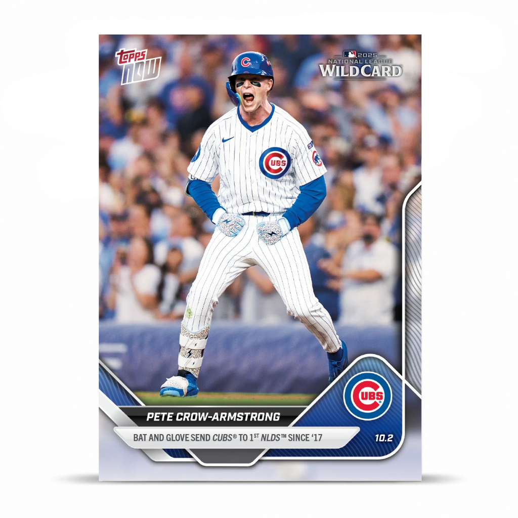 Pete Crow-Armstrong - 2025 MLB Topps NOW® - Card 814 - PR: 1809