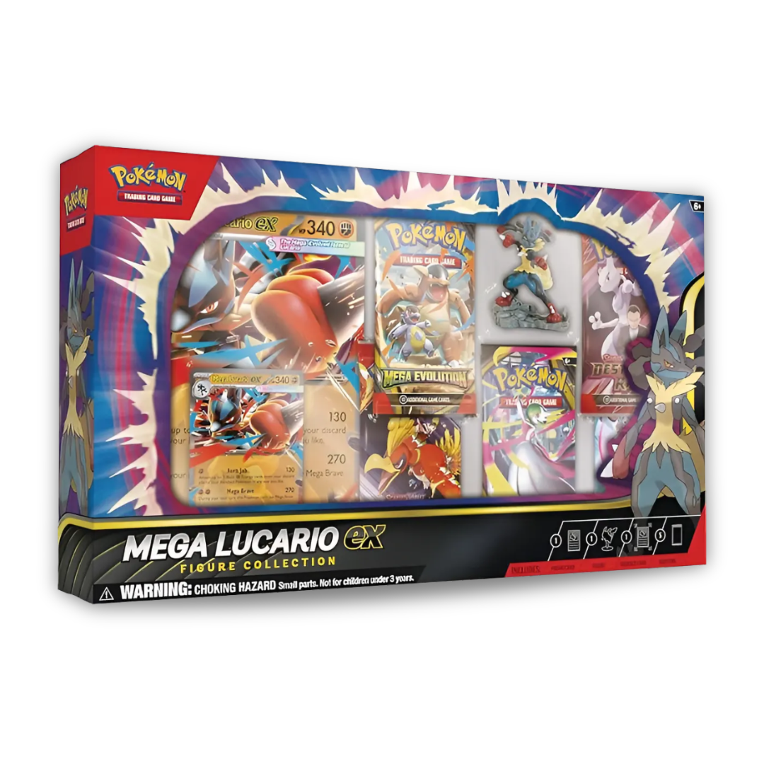 Pokémon TCG: Mega Lucario ex Figure Collection (INGLÉS)