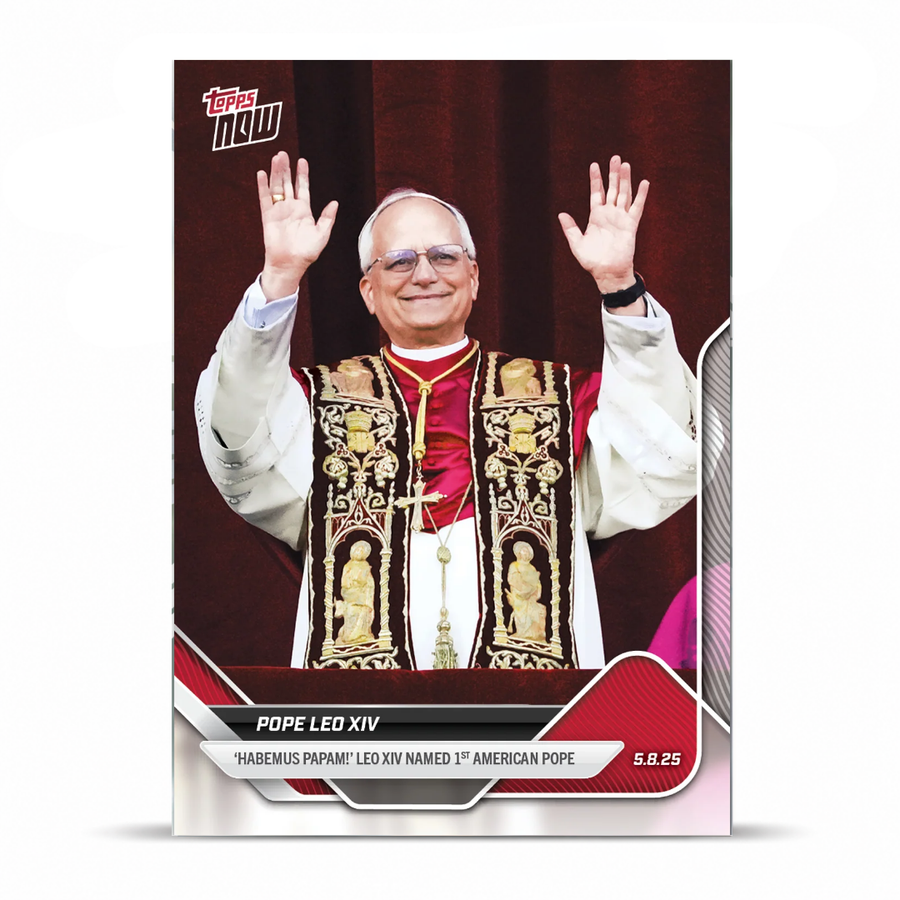 Pope Leo XIV - 2025 Topps NOW® - Card POPE - PR: 133,535