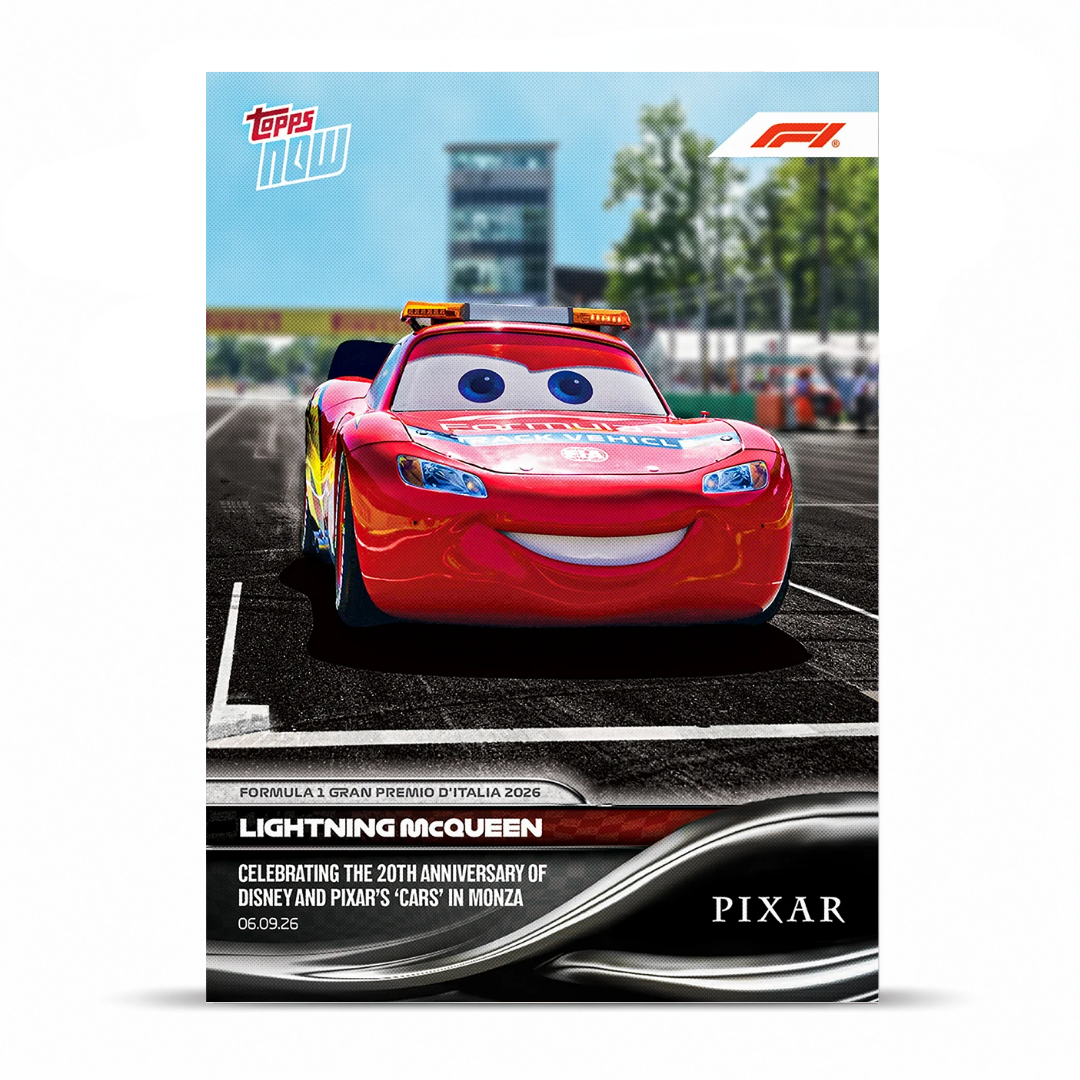 Rayo McQueen - Fórmula 1® Topps NOW® 2026 - Tarjeta 55