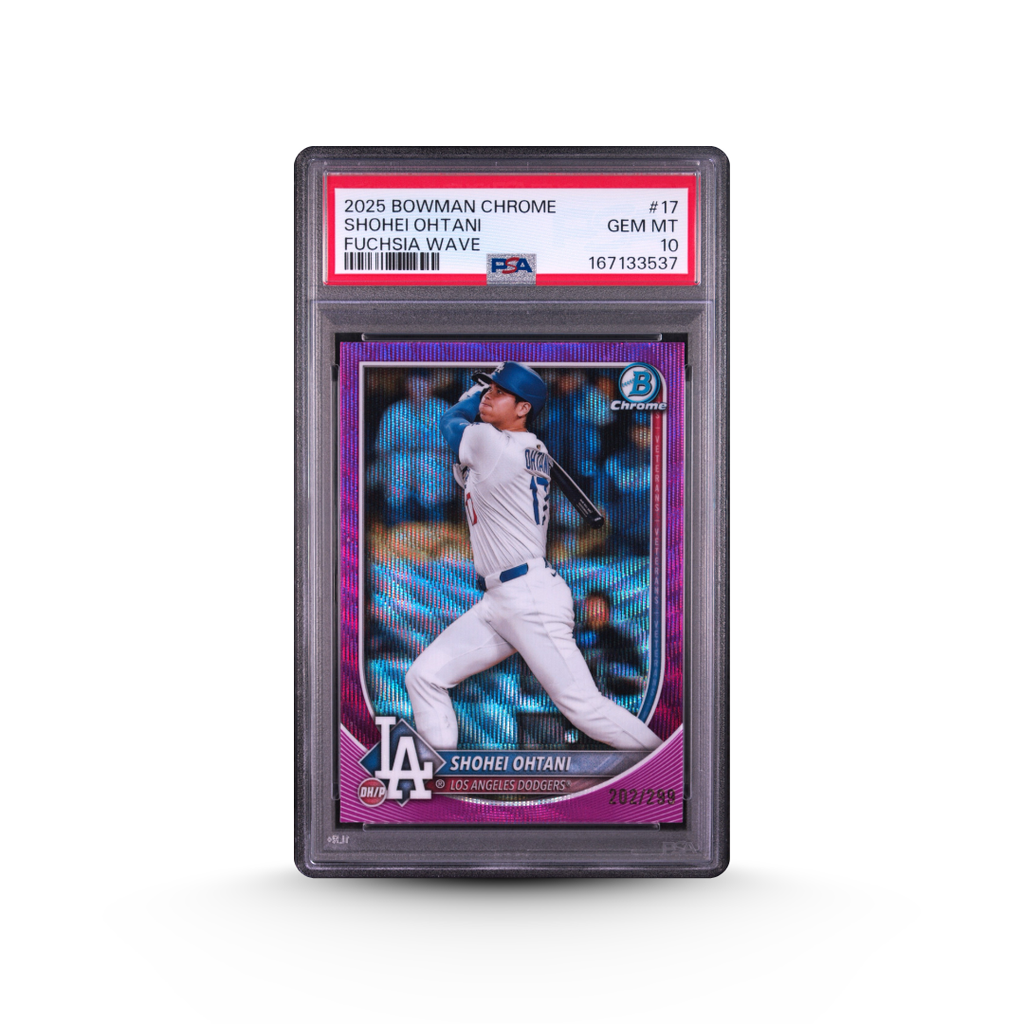 2025 Bowman Chrome Shohei Ohtani #17 Fuchsia Wave