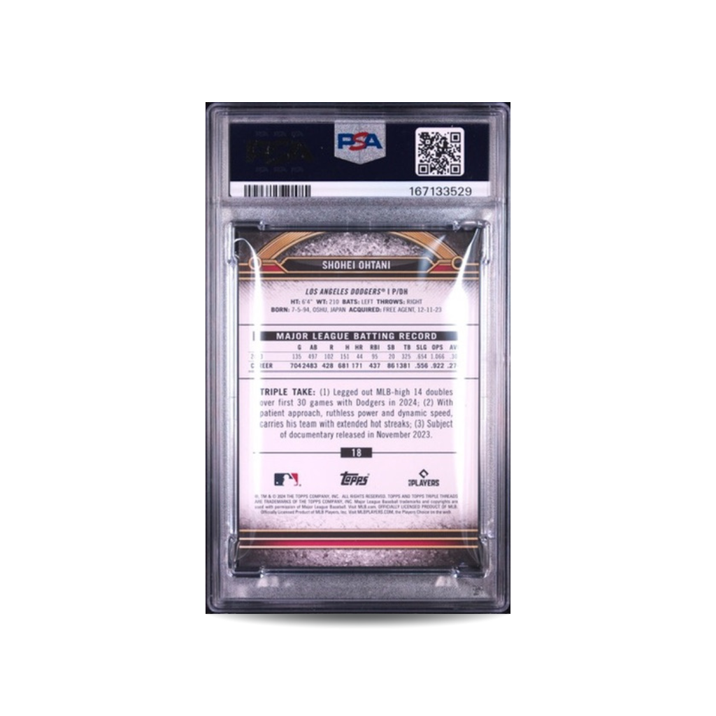 2025 Topps Triple Threads Shohei Ohtani #18 Sapphire 24/25