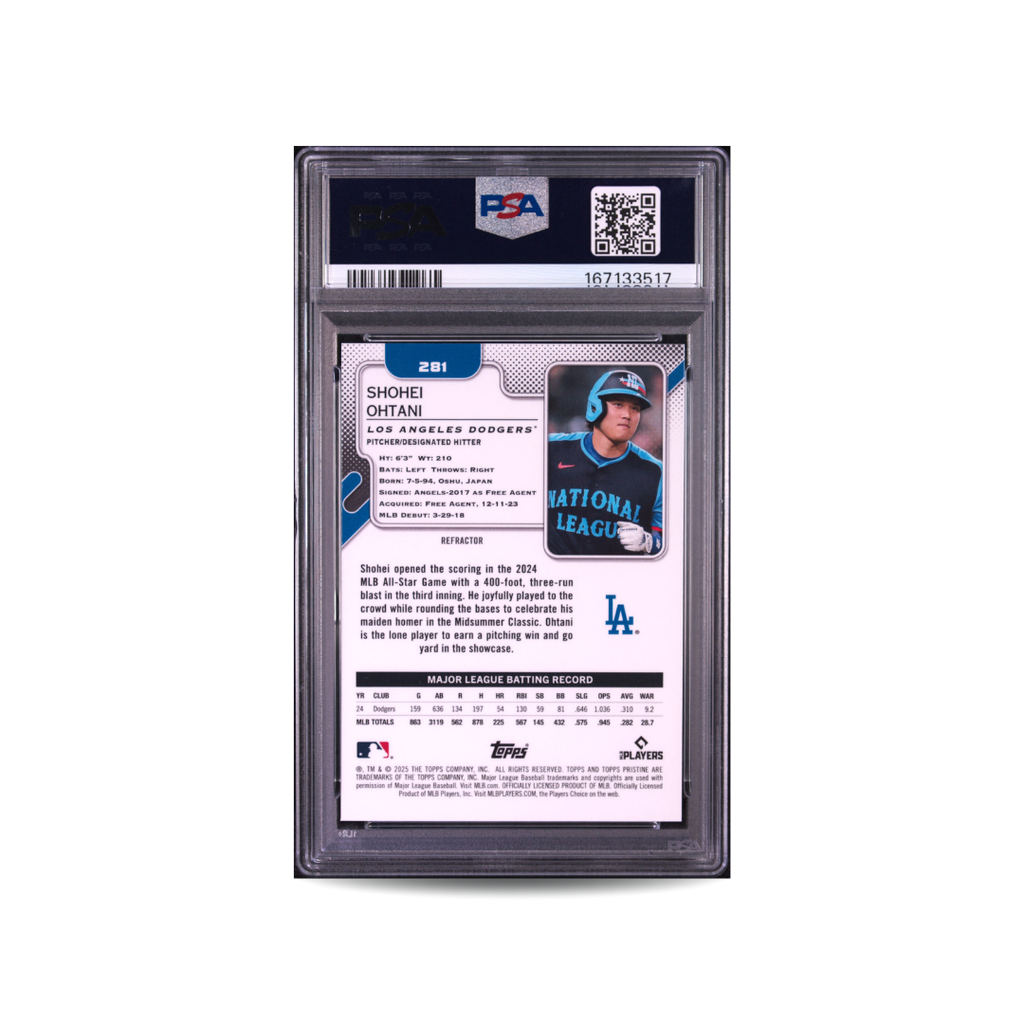 2025 Topps Pristine Shohei Ohtani #281
