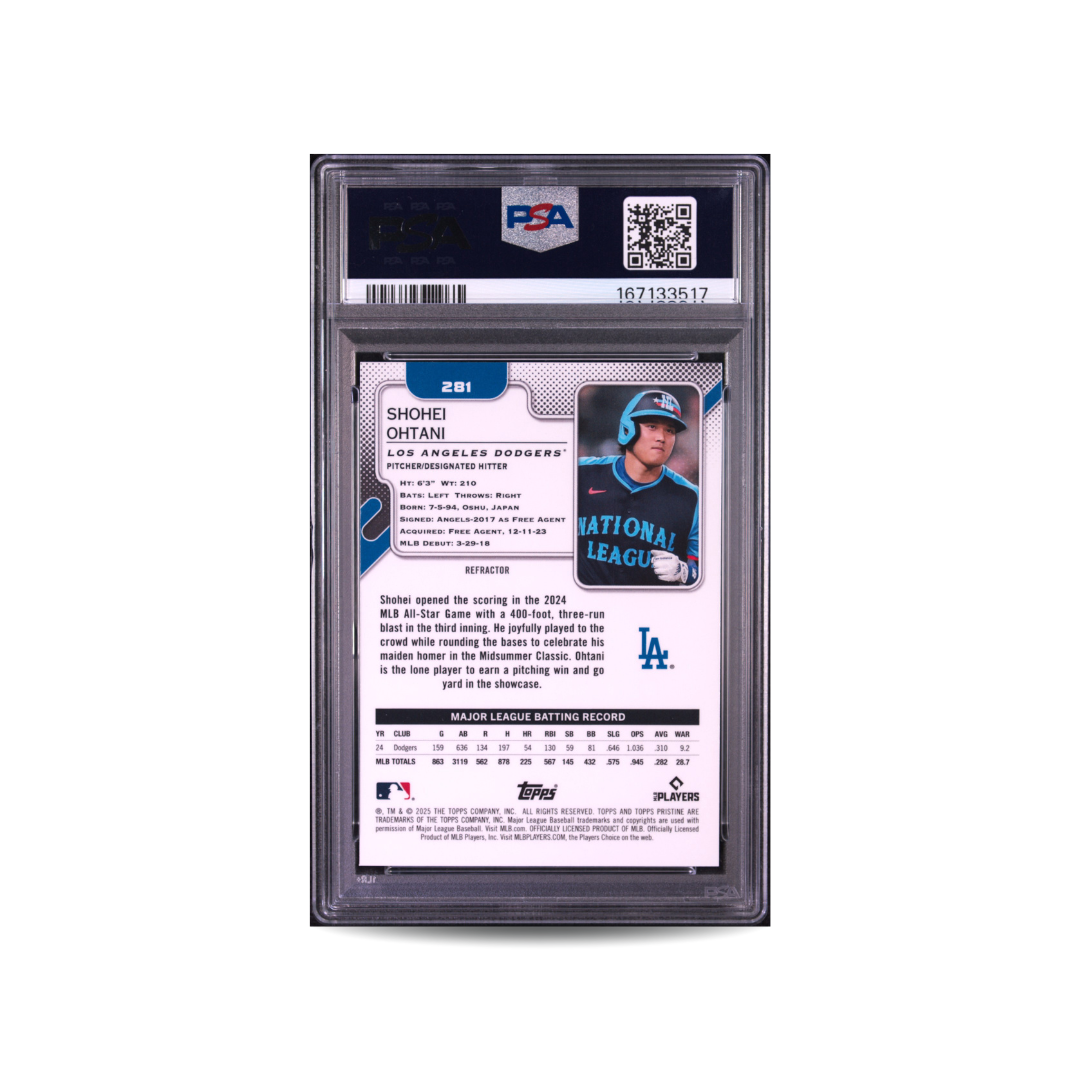 2025 Topps Pristine Shohei Ohtani #281