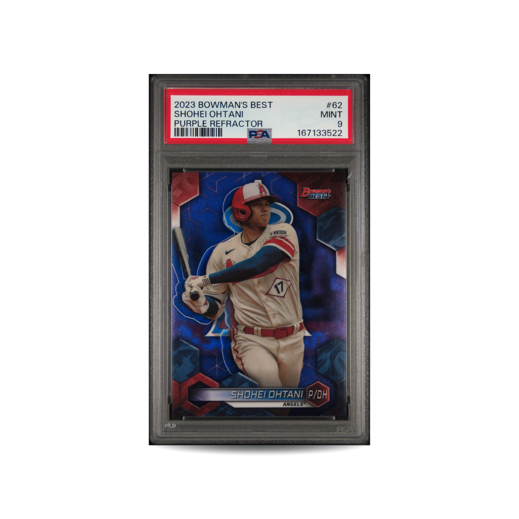 2023 Bowman's Best Shohei Ohtani #62 Purple Refractor