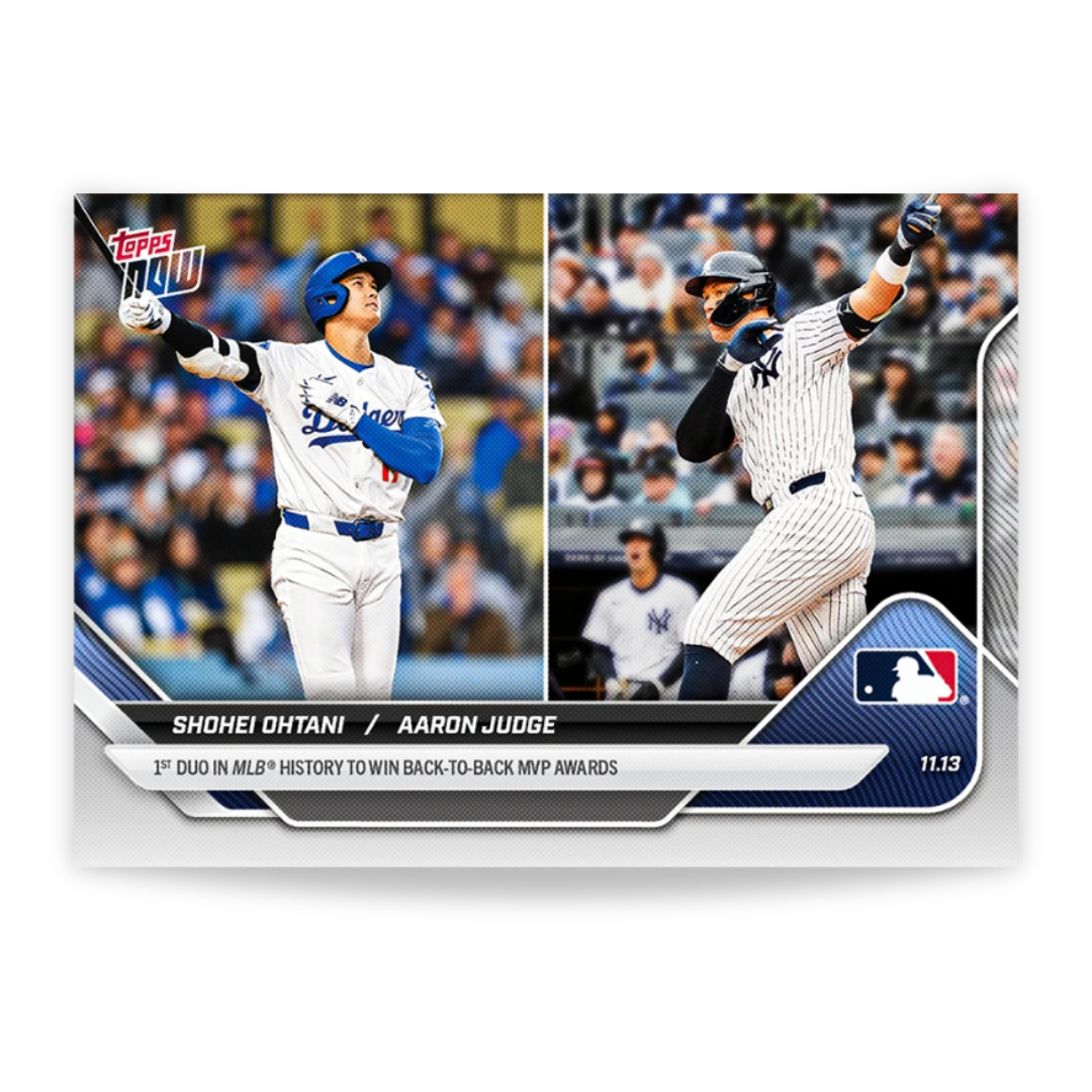 Shohei Ohtani / Aaron Judge - 2025 MLB Topps NOW® - Card OS-9 - PR: 66,286