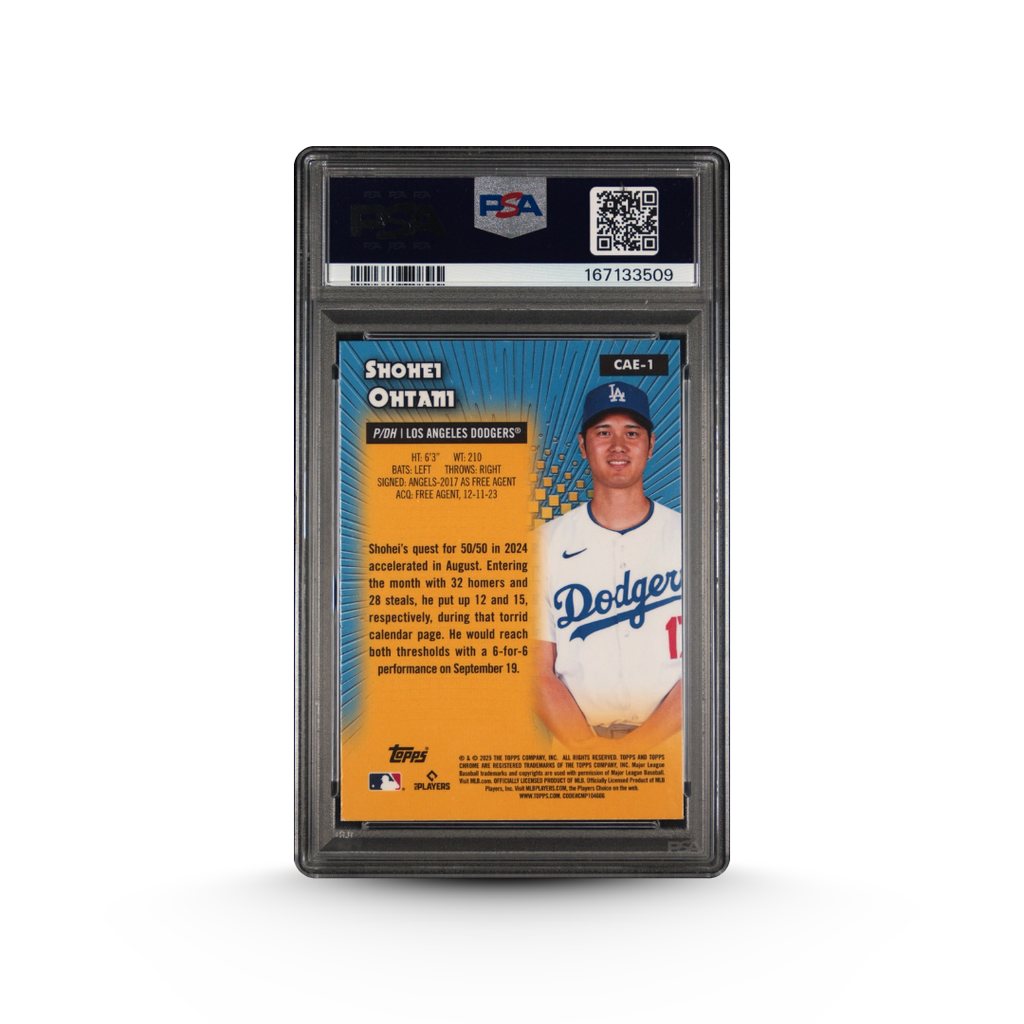 2025 Topps Chrome L/E Shohei Ohtani #CAE1 Chrome All-Etch