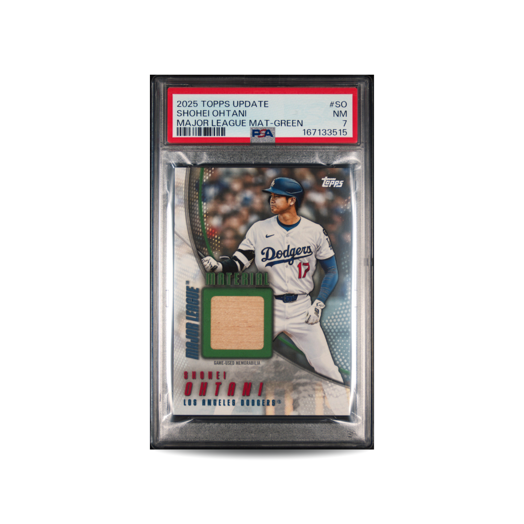 2025 Topps Update Shohei Ohtani #SO Major League Material Green 56/99