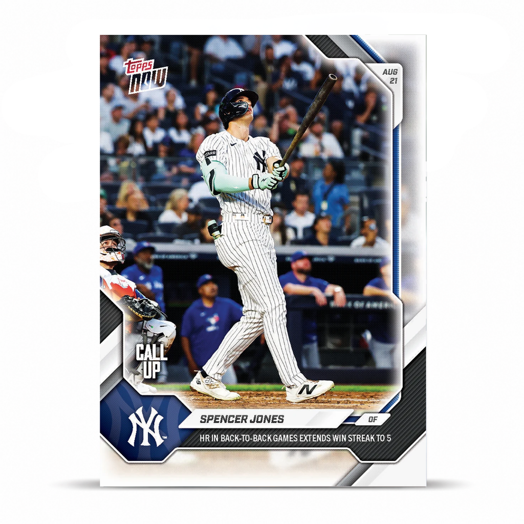 Spencer Jones - 2026 MLB Topps NOW® - Card 580