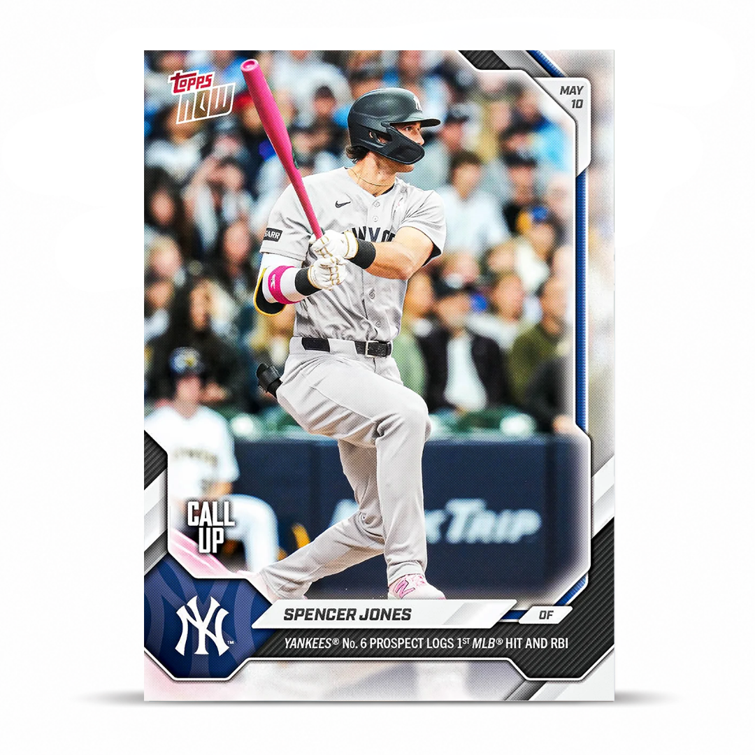 Spencer Jones - 2026 MLB Topps NOW® - Card 186