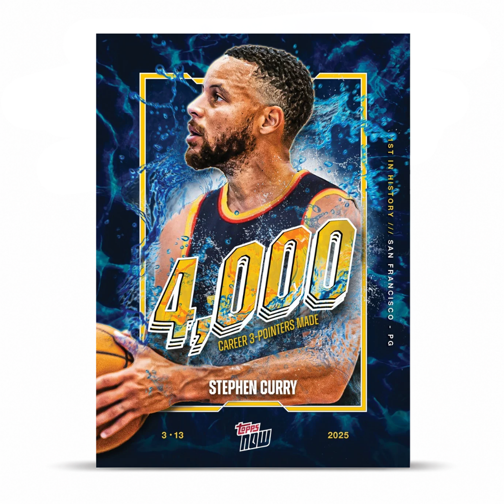 Steph Curry - 2024-25 Topps NOW® Basketball Card 13 - LOOK FOR AUTOS - PR: 74,335