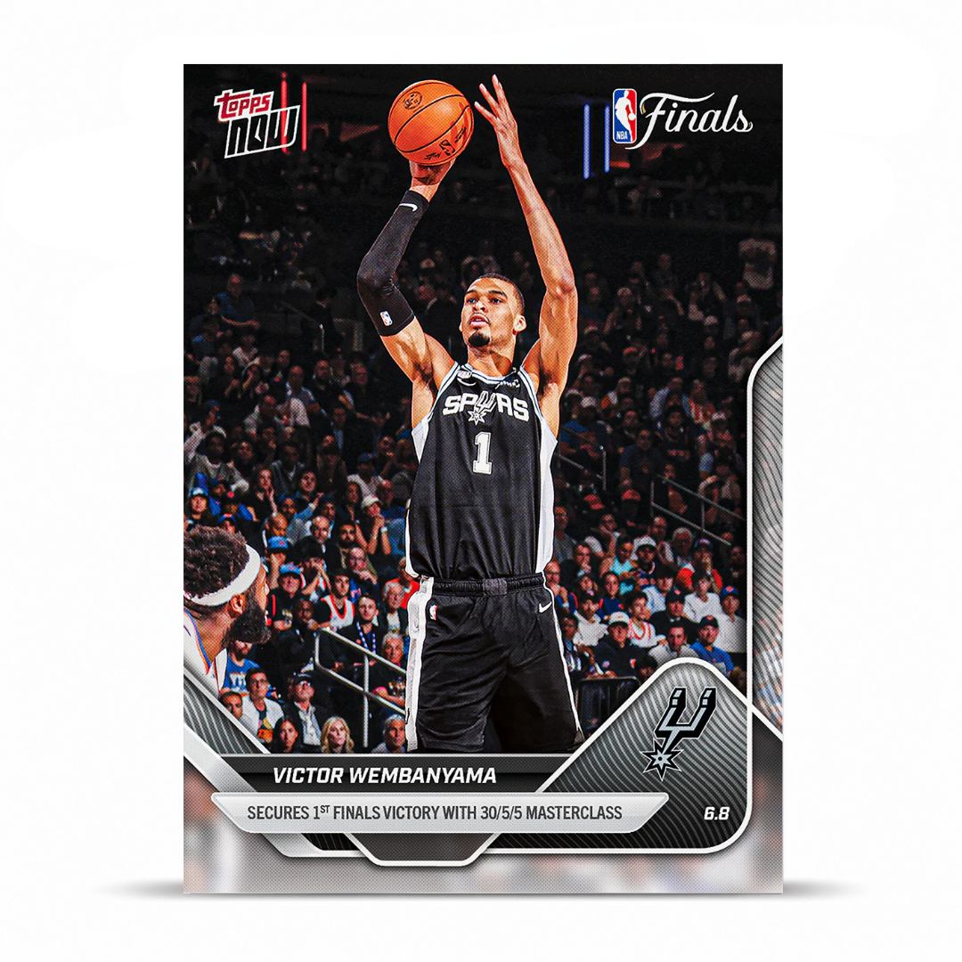 Victor Wembanyama - NBA Topps NOW® 2025-26 - Tarjeta 335 - PR: 34286