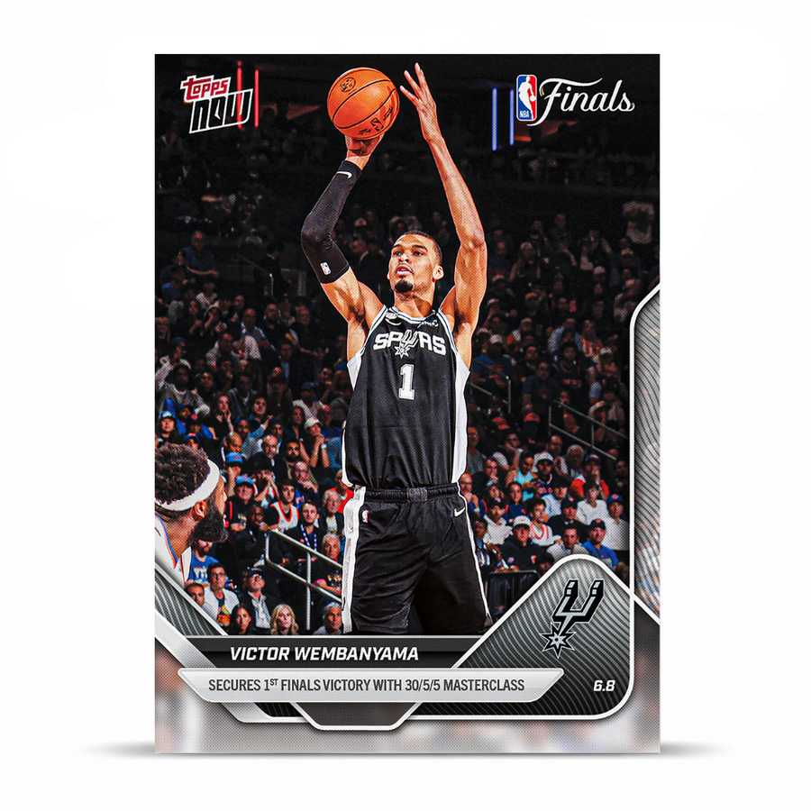 Victor Wembanyama - NBA Topps NOW® 2025-26 - Tarjeta 335 - PR: 34286