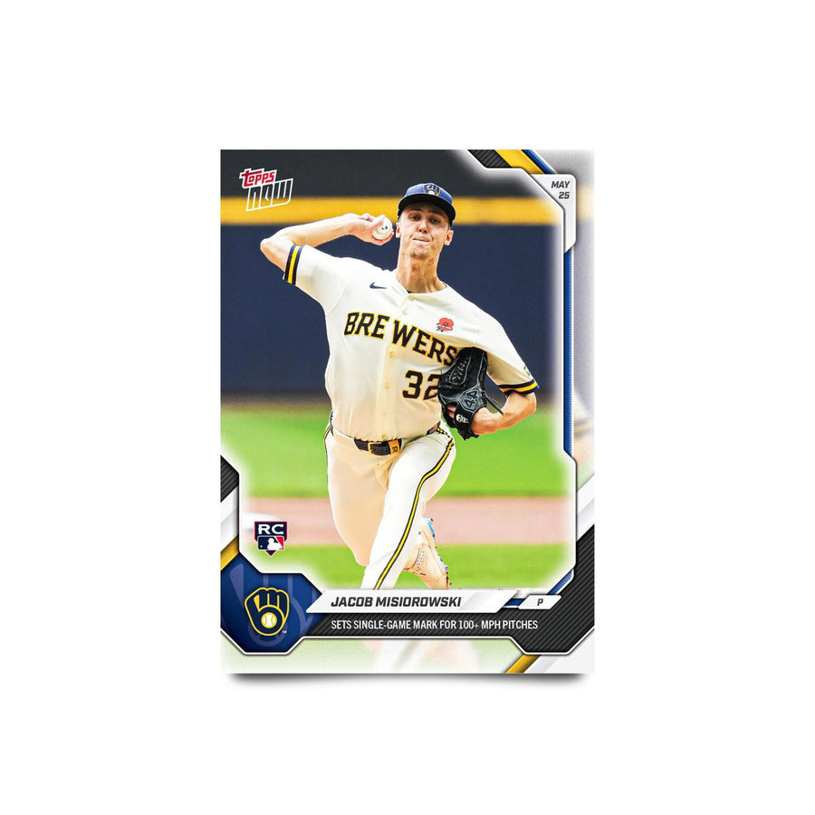 Jacob Misiorowski - 2026 MLB Topps NOW® - Card 244 - PR: 7702