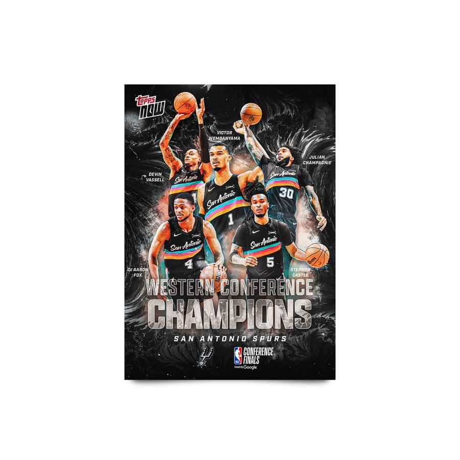 San Antonio Spurs - 2025-26 NBA Topps NOW® - Tarjeta WCSA - PR: 50230