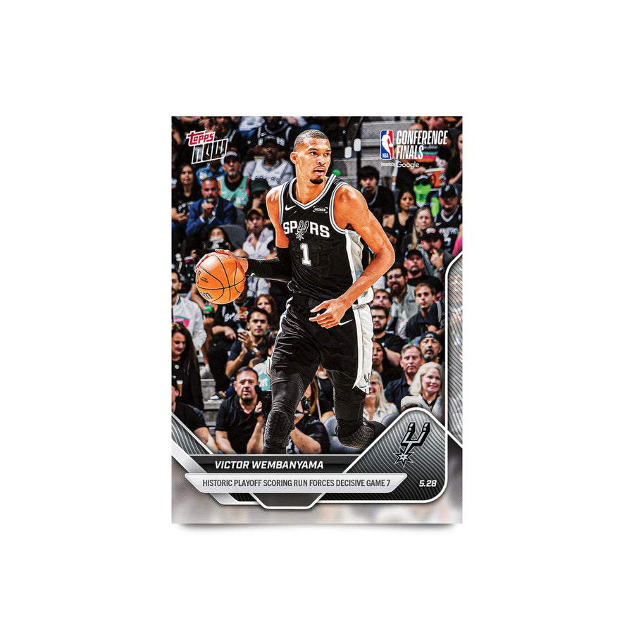 Victor Wembanyama - NBA Topps NOW® 2025-26 - Tarjeta 323 - PR: 20538