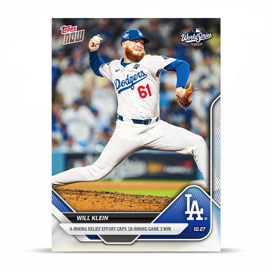 Will Klein - 2025 MLB Topps NOW® - Card 907 - PR: 5332