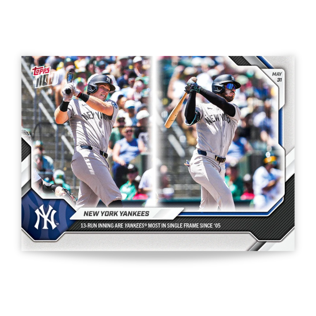 Yankees de Nueva York - MLB Topps NOW® 2026 - Tarjeta 275 - PR: 849