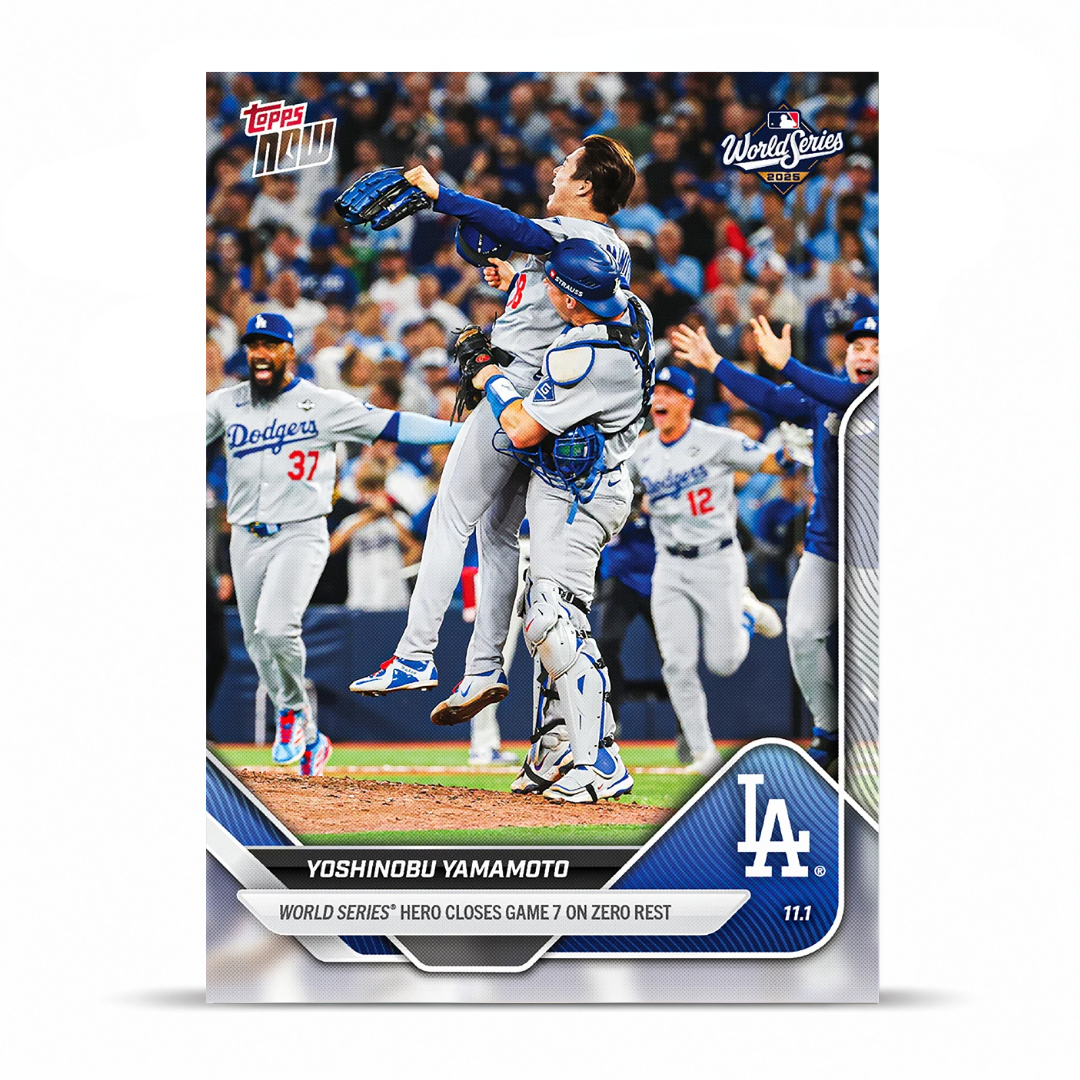 Yoshinobu Yamamoto - 2025 MLB Topps NOW® - Card 925 - PR: 50705