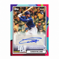 Carson Williams 2026 Topps KAWS x MLB Baseball Rookie Auto Gold SP