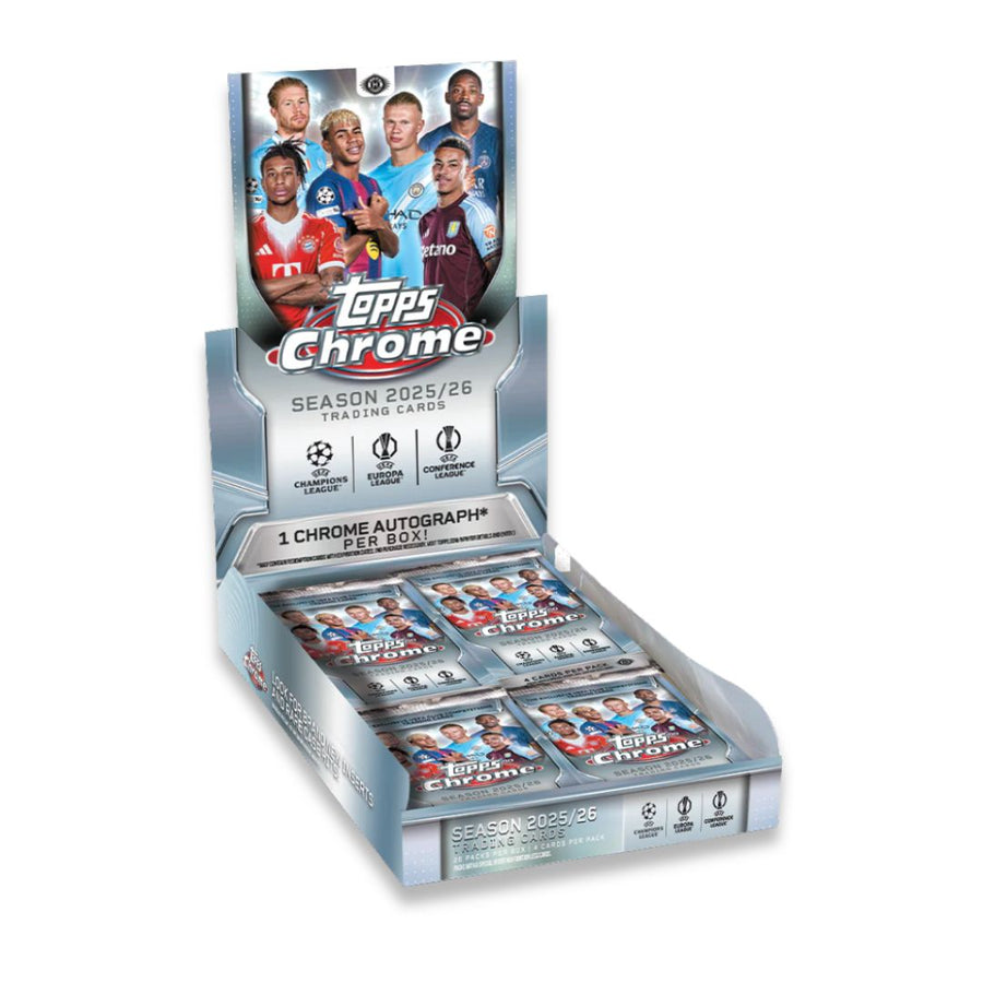 Topps Chrome® UEFA Club Competitions 2025-26 - Hobby Box